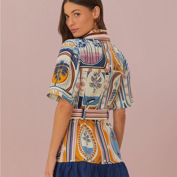 FARM Rio Multicolor Patterned Dress - Picture 3 of 5